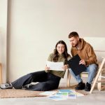 couple designing home together